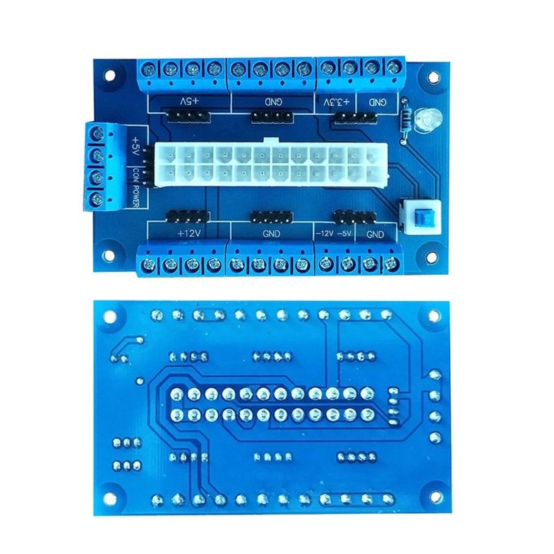 24/20pin   Power Supply Breakouts Board Module  Power Adapter Board Module Terminals Block Breakouts Module