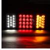 2 Pieces 12V LED Truck Trailer Tail Lights Rear Lamp 44 LED for Isuzu Elf NPR NKR NHR NRR FSR FRR GMC W Series