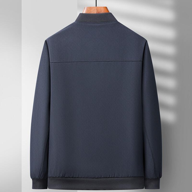 Весенняя Новая Мужская Куртка Деловая Повседневная Воротник-стойка Не требующая глажки Анти-сминаемость Модная Верхняя одежда Мужская Куртка