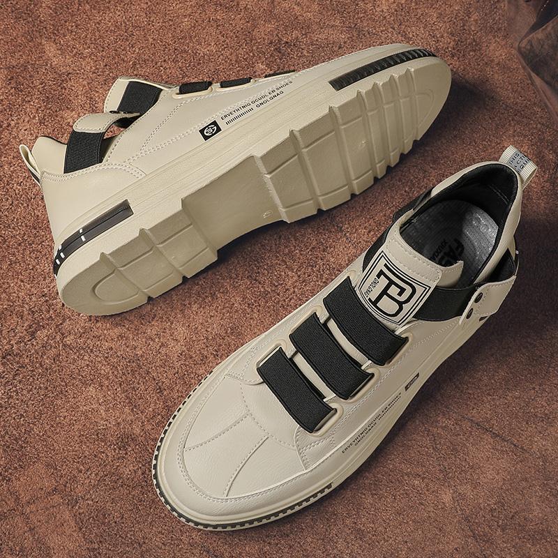 Весна Осень 2024 Мужская рабочая обувь Дизайнерская повседневная обувь на платформе для мужчин Кроссовки Люксовые бренды Короткие ботильоны для мужчин