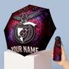 Benfica Manual Five Fold 8 Rib Umbrella Support Custom Text, Lightweight Travel Umbrella