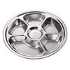 Stainless Steel Divided Lunch Tray for Kids - 10 Pack