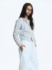 GLOWNY G Classic Knit Zip Up (Gray)