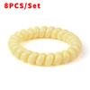8PCS/Set Fashion Girls Telephone Wire Elastic Hair Bands Hair Ties for Women Ponytail Holder Hair Rope Accessories Gum