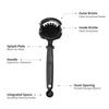 watchget Espresso Coffee Machine Cleaning Brush for 58mm Grinder Head, Nylon Bristles, Dual-Headed Grinder Brush, Coffee Grinder Cleaning Brush, 58mm