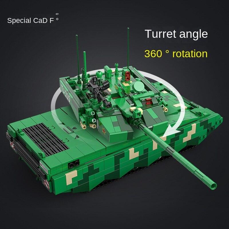 Cada C82001 Тип 99A Основной боевой танк Развивающие игрушки Строительные блоки Игрушки Модель Строительные наборы Игрушки и хобби для детей