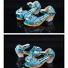 New Princess Shoes Kids Shoes Girls High Heels Dress Shoes Flower Butterfly Sandals Bowknot Crystal Princess Queen Cosplay Party Girl Dance Shoes