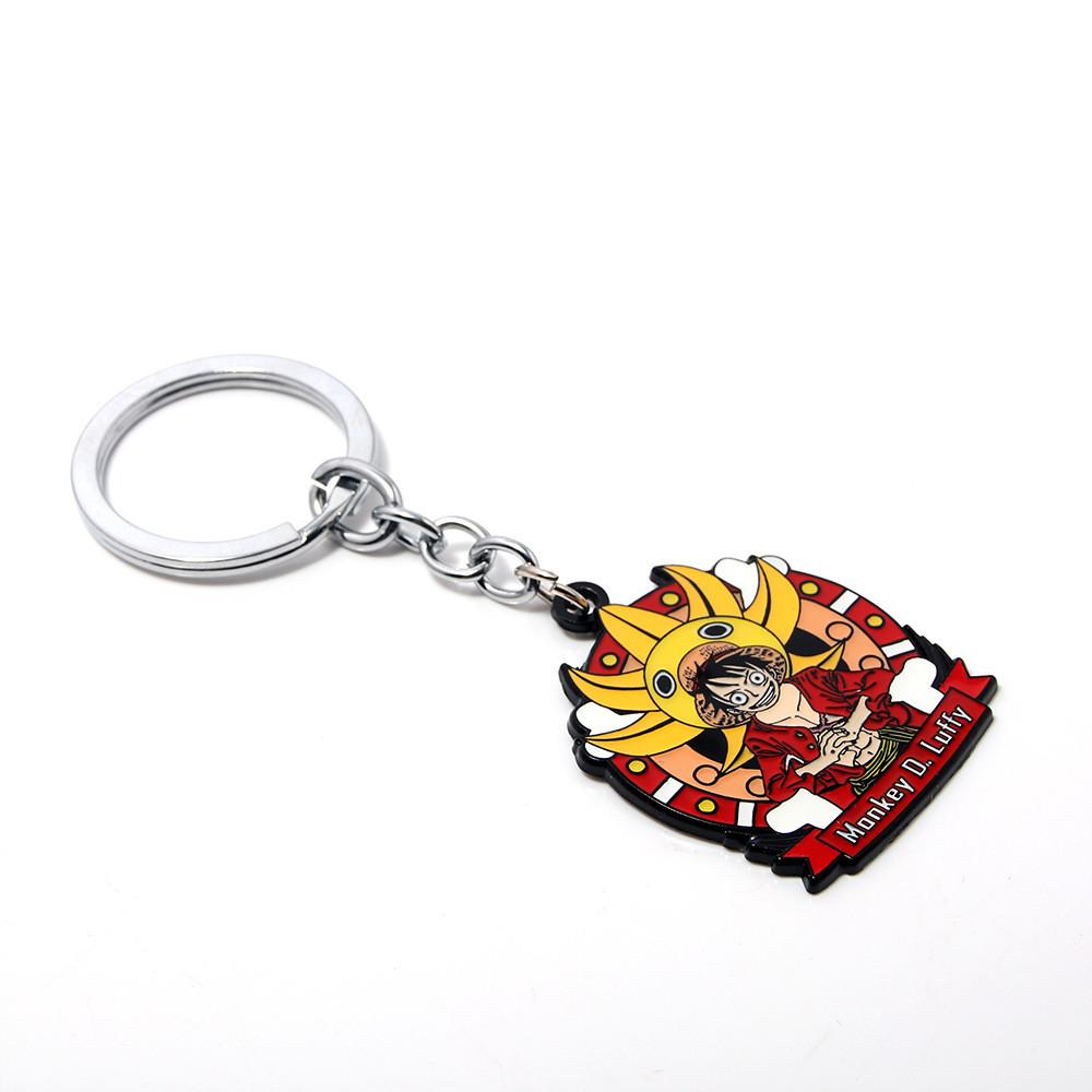 Ключница One Piece Monkey D Luffy Металлический кулон В качестве подарка и сувенира