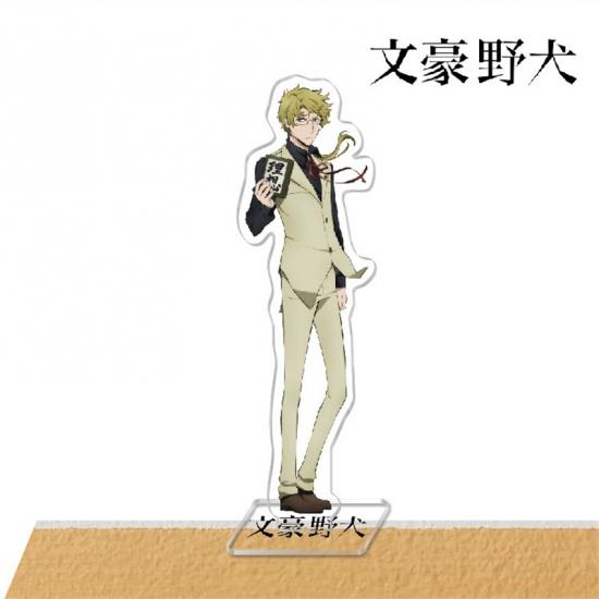 Аниме Bungou Stray Dogs, акриловая подставка, модель, брелок для ключей, Дазай Осаму Накахара Чуя, персонажи, стоящая вывеска, доска на столе