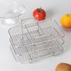 Universal Air Fryer Rack Rustproof Dishwasher Safe Stackable Three Layer Air Fryer Rack Stainless Steel Dehydrator Rack