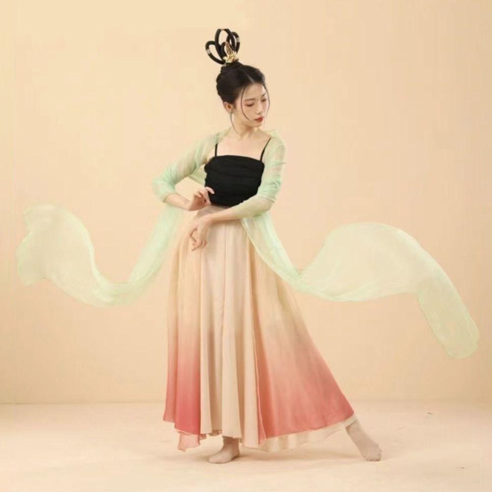 Ethereal Opera Costume Streamer Traditional Hanfu Long Shawl Elegant Chinese Ancient Dance Ribbon