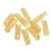 10x Golden Dreadlocks Hair Tubes Beads DIY Braid Clips Pendants Hair Jewelry