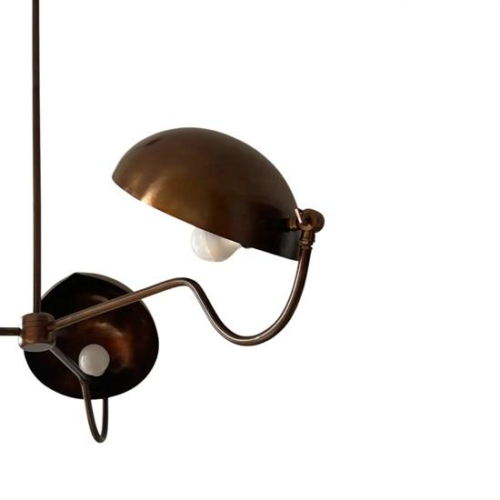 3-х рожковый светильник Starburst, современный латунный шарообразный люстра Sputnik середины века, потолочный светильник ручной работы из Италии, стильный домашний декор