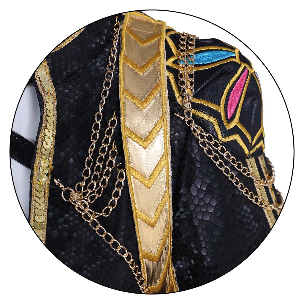 Аниме K-pop Руми Косплей Костюм Парик Женский Черно-белая Униформа Рождество Хэллоуин Вечеринка Одежда