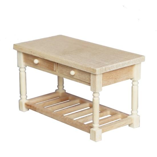 Кукольный домик 1/12, мини-обеденный стол с 2 ящиками, модель мебели, декор для кухни