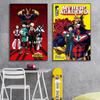 Japanese Anime My Hero Academia Poster Pictures Wall Canvas Art Print Cartoon Painting for Living Room Home Decor Cuadros