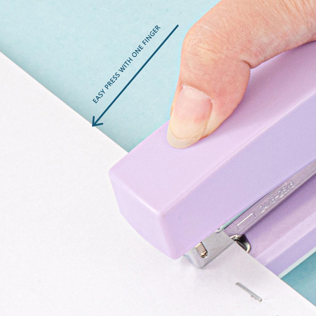 Labor-Saving Stapler Office Desktop Stapler 20 Sheets Capacity Office Paper Binding Tool for Office Binding Supplies