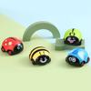 Cartoon Inertia Insect Pull-Back Car, Drop-Resistant Car Gifts, Double Pull-Back Car, Factory