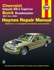 Книга Chevrolet Impala SS & Caprice & Buick Roadmaster (91 - 96)