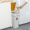 Кухонное мусорное ведро для сортировки мусора, домашнее угловое ведро для мусора, напольное ведро, экономия места, влажный и сухой сортированный мусорный бак 24/36 л