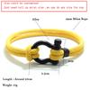 Новый мужской браслет 4 мм Lucky Rope Braclet Homme Boyfriend Present Открытый Survival Brazalete Pulseira Masculina Шнур-цепочка Pulsera