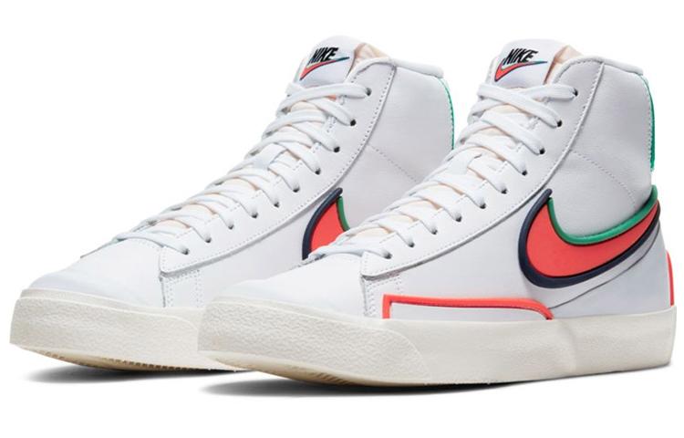 Nike Кроссовки Blazer Mid 77 Infinite White Crimson Женские DC1746-103
