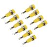 10Pcs J.40003 2mm Banana Jack Panel Socket Extended Post Plug Adapter for Electronic