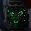 Unique Square Hollow Dial Watches Top Luxury Brand Men Sport Watch Automatic Mechanical Waterproof Wristwatch Relogio