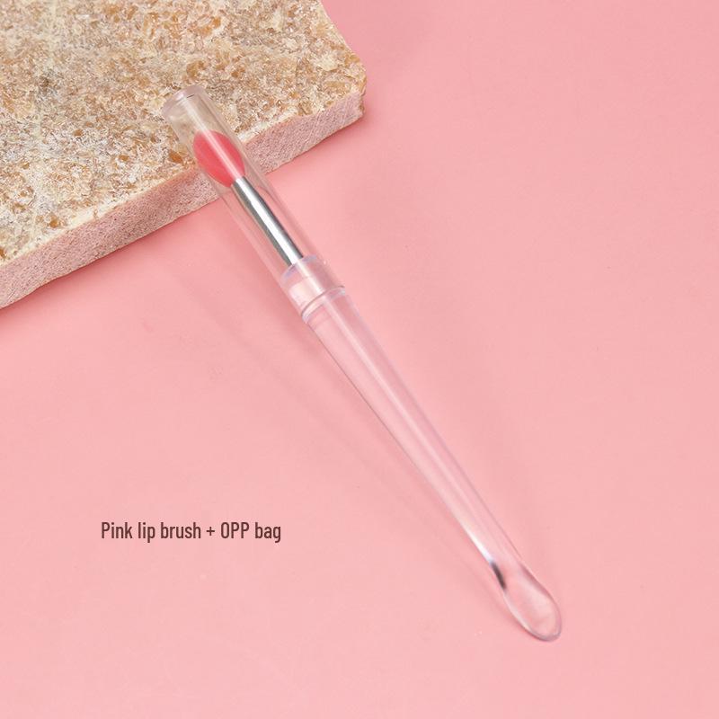 Портативная силиконовая кисть для губ с крышкой для блеска, глазури, маски и многого другого