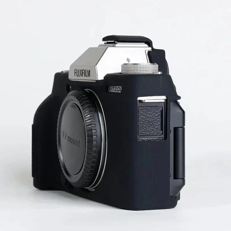 Silicone Rubber Case Cover Camera Bag For Fujifilm Fuji X-T200 XT200 with 6 Colors