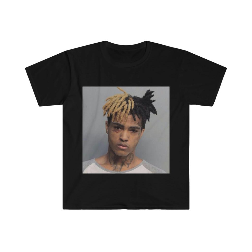 Популярная американская футболка в стиле рэп от XXXTentacion с принтами в уличном стиле, короткими рукавами и удобным повседневным дизайном