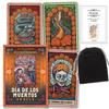 Kancharo Oracle Cards 44 Pieces Tarot Fortune Telling De Los Muertos Japanese Oracle Card Basic Instructions Pouch Included [Día Oracle] & (Genuine