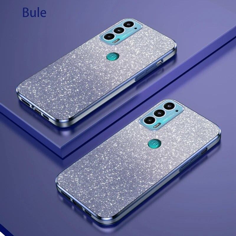 Роскошный чехол с градиентным блестящим покрытием для Motorola Moto Edge 20 30 G8 G9 Play Plus E7 E20 E6S E22 E32 E13, чехол G9play Edge20
