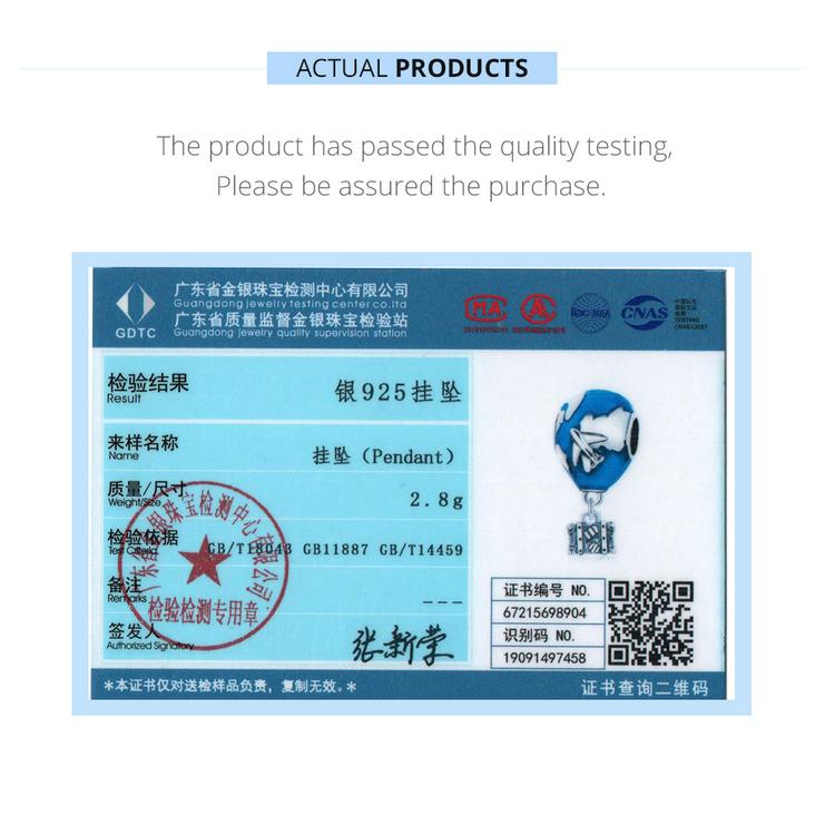 BAMOER Стерлинговое серебро 925 пробы, мини-подвеска с камерой для путешествий по всему миру для женщин, ювелирные украшения