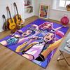 Custom KPop Demon Hunters Mat Personalized Name, Polyester Washable Indoor Entryway Rug, Gift for Christmas, Easter, Thanksgiving Day