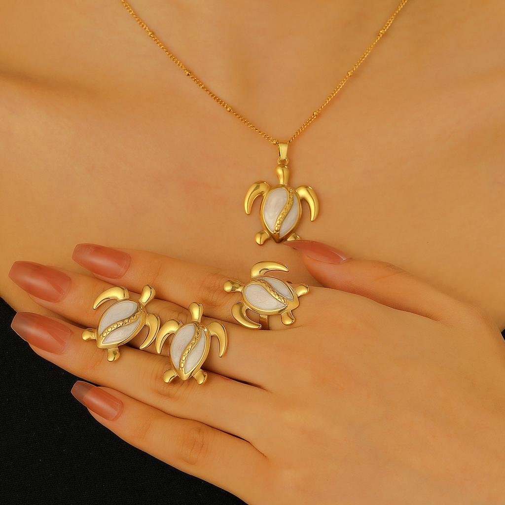 Высококачественные украшения 2026 года, морской ветер, морская звезда, раковина, набор подвесок с черепахой, женские аксессуары, украшения легкой роскоши и высокого класса.