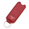 Women Portable Mini Lipstick Bag Keychain PU Leather Lip Gloss Bag Case For Travel