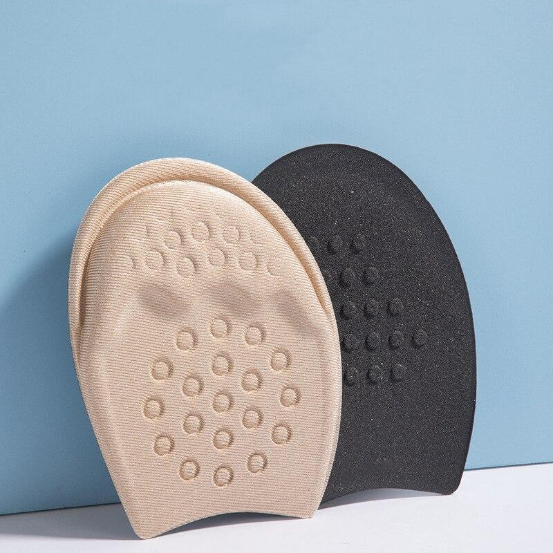 1 Pair Women Men Forefoot Insert Half Insoles Non-slip Shoe Cushion Front Foot Pads