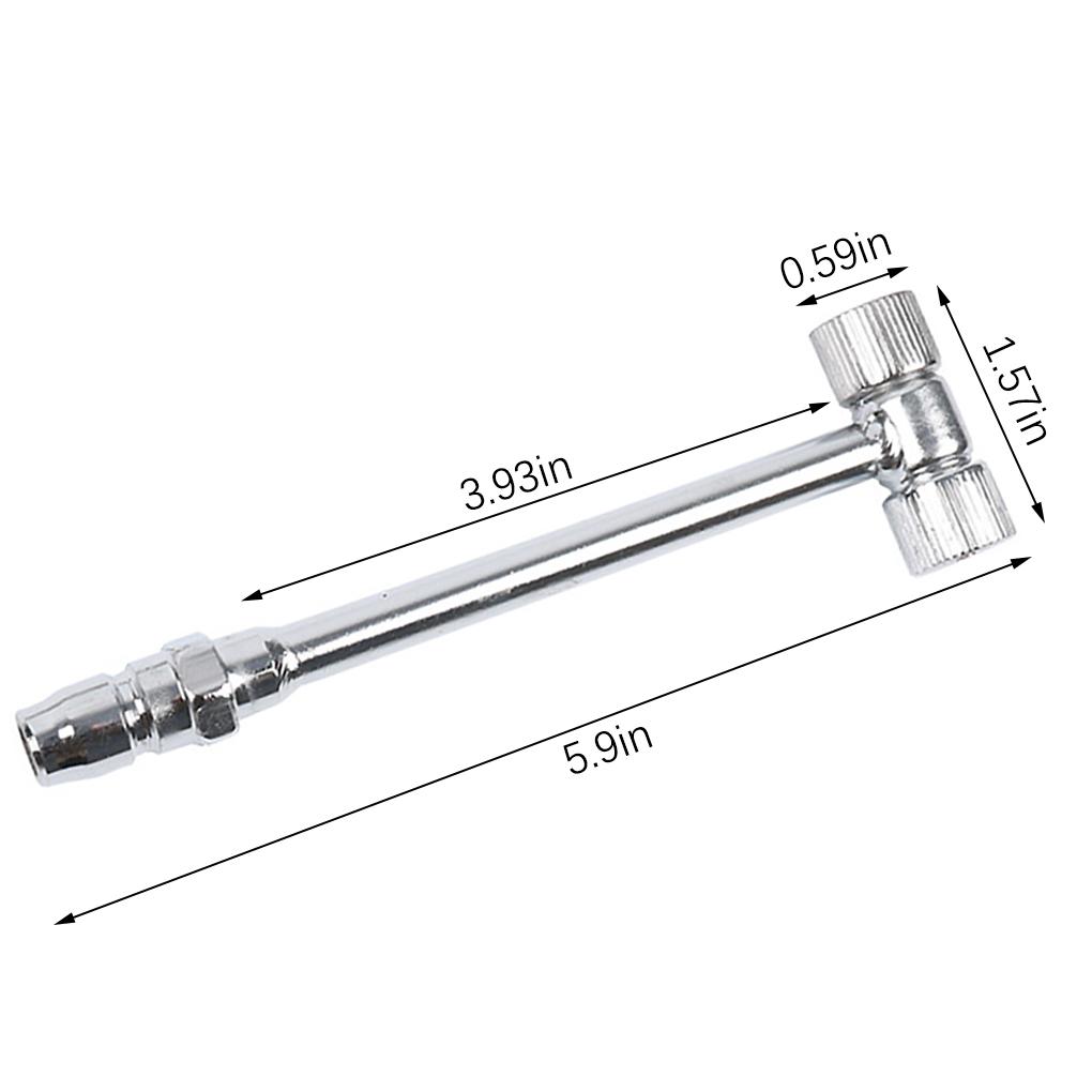 220 фунтов на квадратный дюйм Пневмопатрон Сверхмощный Двухголовочный Патрон для шин Быстроразъемный Штекер для Манометра Накачки Аксессуары для Компрессора для Легкового Грузового Велосипеда