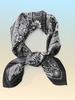 Custom Printed Thin Silk Square Scarf Luxury Women's Fashion Shawl in Autumn Polyester for Muslim Women's Head Scarf