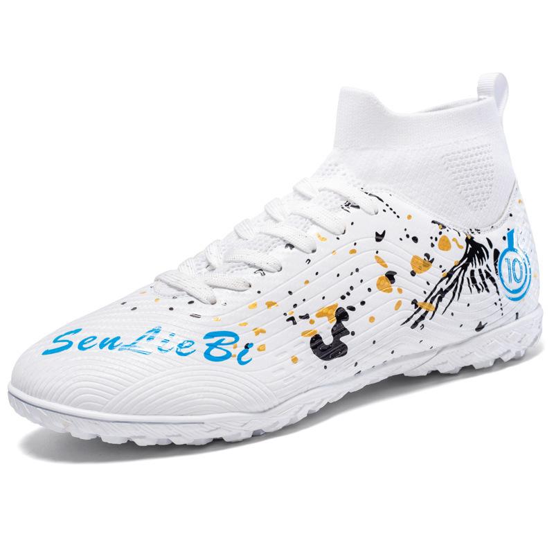 Sneakers Broken Spikes Middle School Student Training Children's Spikes Sports Adult High Top Football Shoes