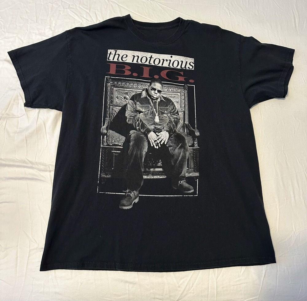 The Notorious B.I.G. Черная Хлопковая Футболка Всех Размеров 1 сторона NI792 Унисекс Футболка