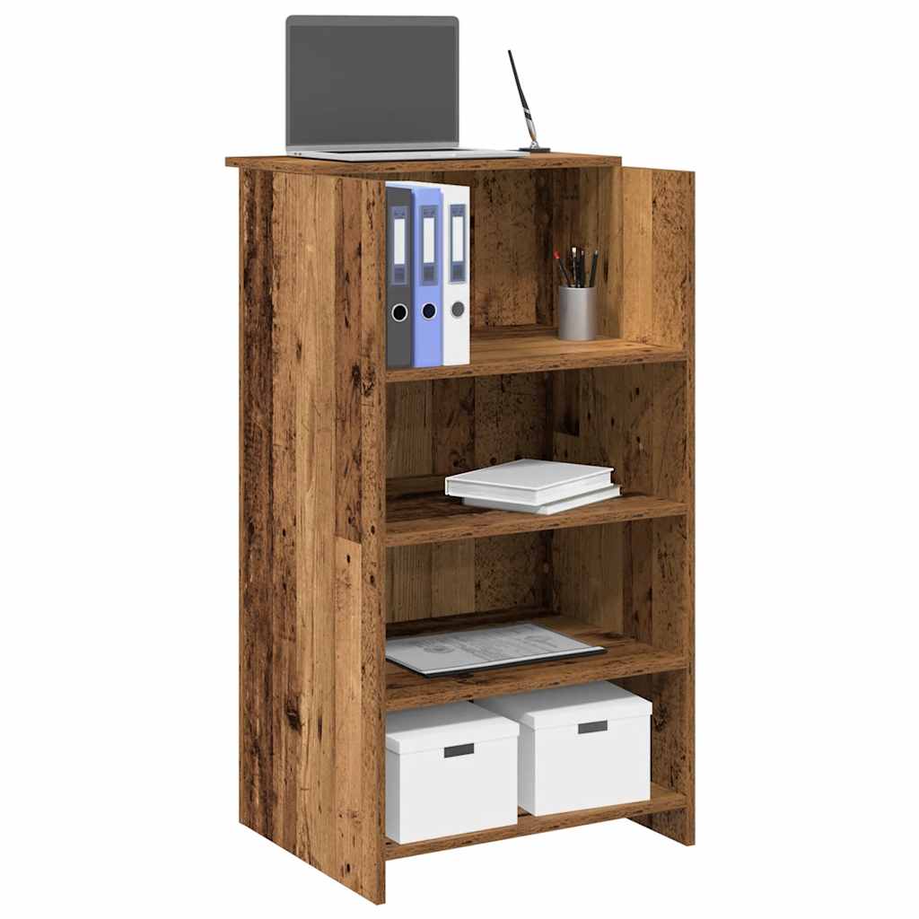Vidaxl Biurko Recepcyjne Stare Drewno 55X50X103,5 Cm Drewno Klejone