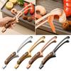 Food Tong Anti-scalding Heat Insulated Grill Meat Clip Easy To Clean Wooen Handle