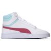 Puma Shuffle Mid White Dusty Orchid Unisex Sneakers Light-Aqua Team-Gold 380748-11