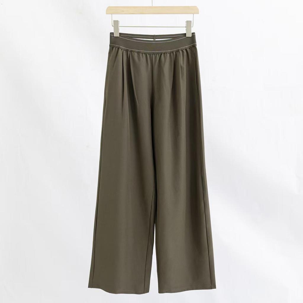 Versatile Quick-Dry Elastic Waist Wide-Leg Yoga Pants