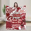 DR PEPPER ЛЮБИТЕЛЬ НАВСЕГДА Пледы Флис Потрясающе Теплый Плед для Постели Гостиной Осень/Зима