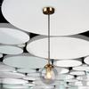 Стеклянные потолочные светильники LED с цоколем E14, скандинавский подвесной светильник для спальни, кухонной столешницы