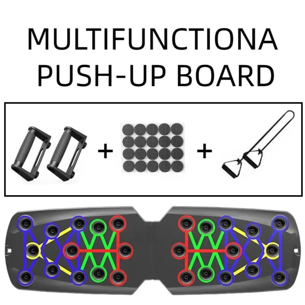 Foldable Home Exercise Equipment Multifunctional Push Up Bar Push-up Board Gym