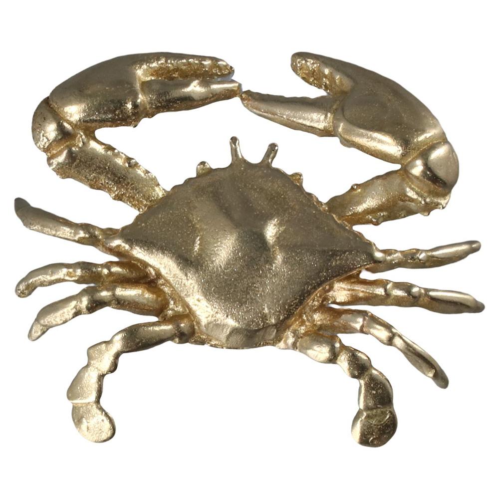 Латунная скульптура краба Краб Краб Украшение Новая мини-фигурка краба Главная